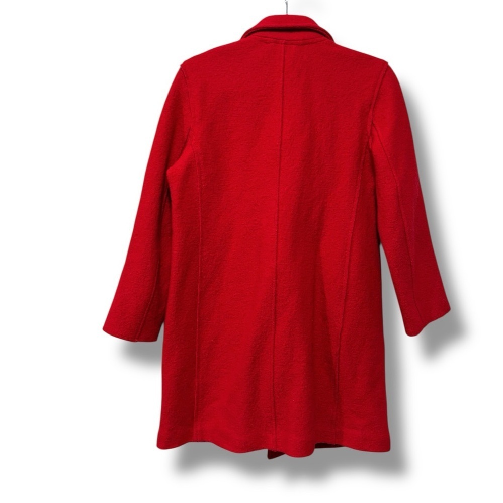 J. Crew Daphne 100% Boiled Wool Top Coat Size 6 Petite - Picture 8 of 10